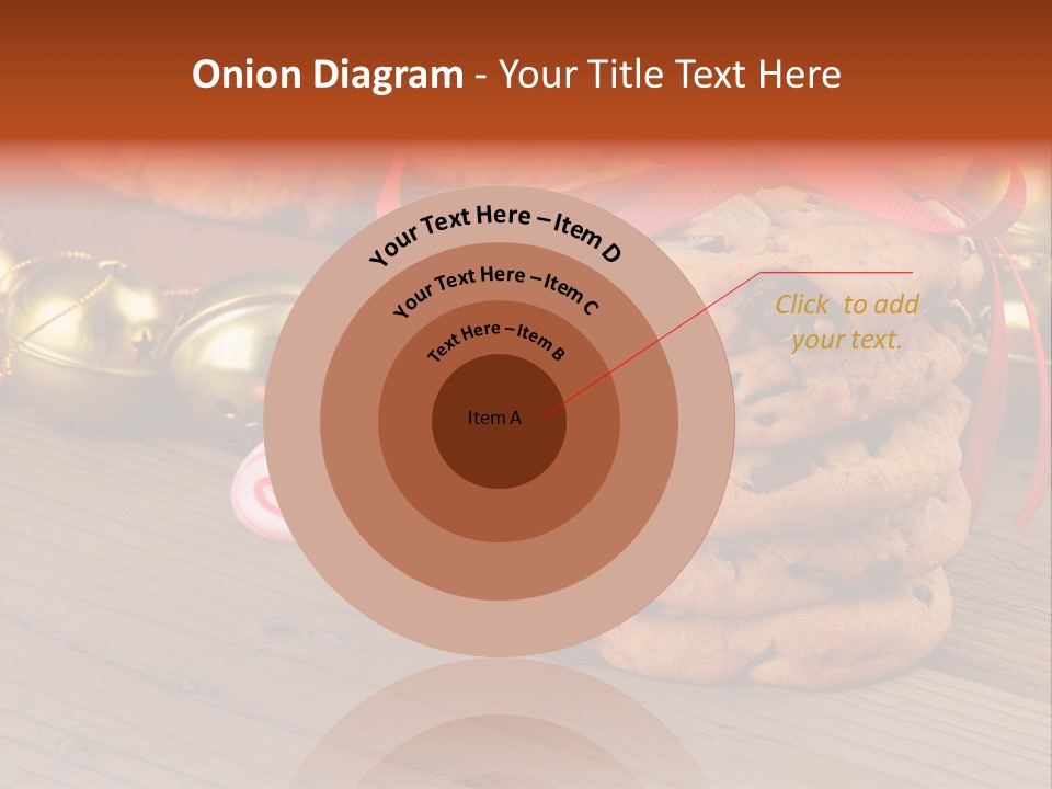 A Pile Of Cookies And Candy Canes On A Table PowerPoint Template