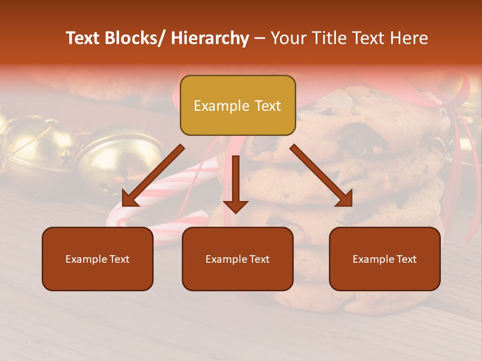 A Pile Of Cookies And Candy Canes On A Table PowerPoint Template