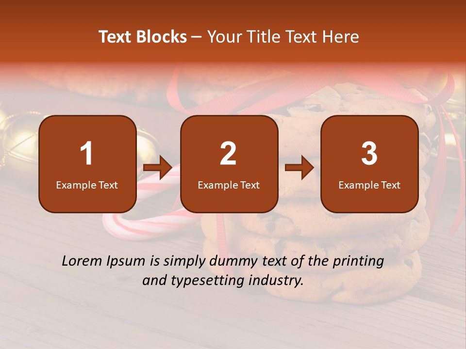 A Pile Of Cookies And Candy Canes On A Table PowerPoint Template