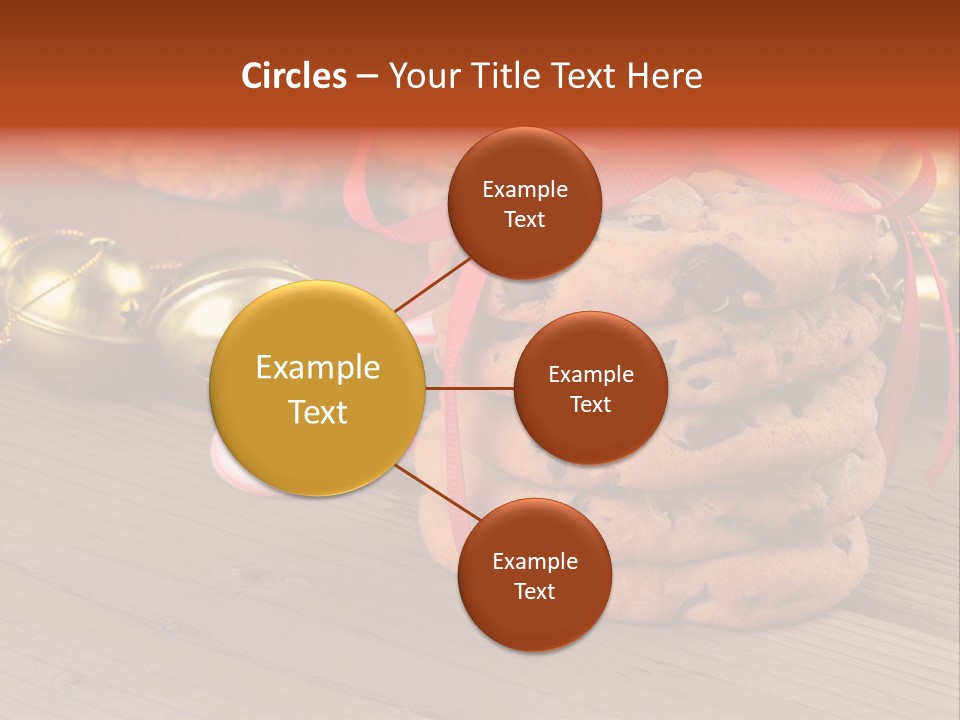 A Pile Of Cookies And Candy Canes On A Table PowerPoint Template