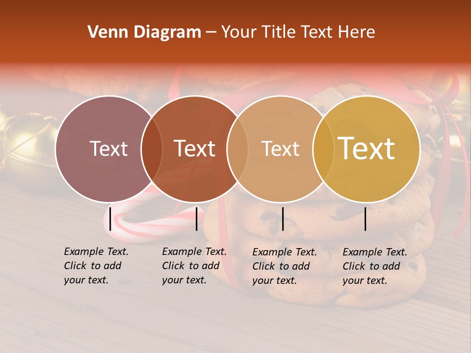 A Pile Of Cookies And Candy Canes On A Table PowerPoint Template