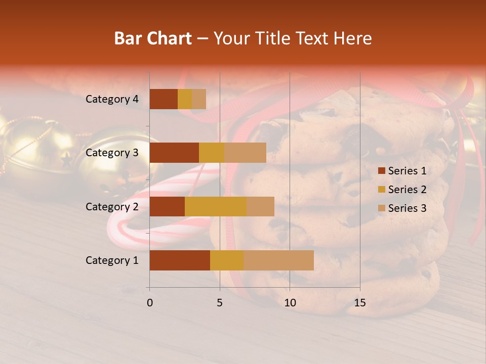 A Pile Of Cookies And Candy Canes On A Table PowerPoint Template