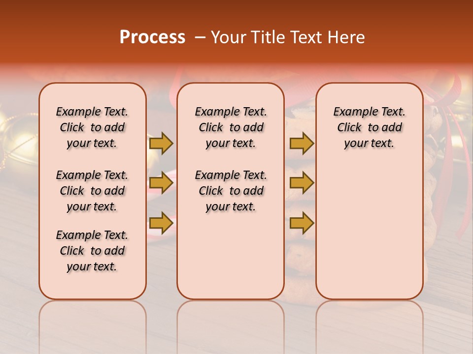 A Pile Of Cookies And Candy Canes On A Table PowerPoint Template