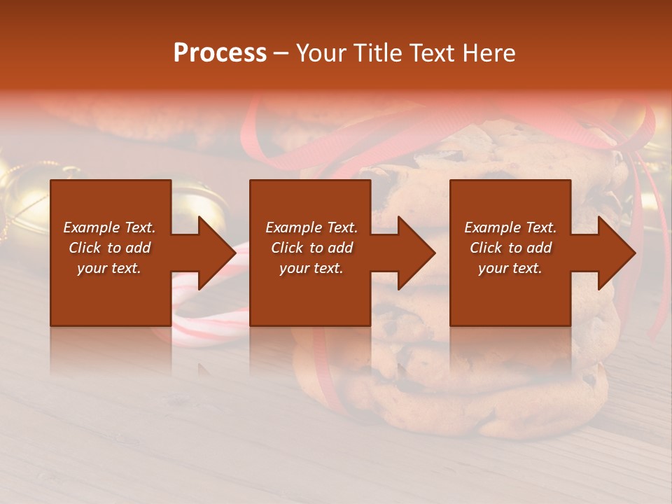 A Pile Of Cookies And Candy Canes On A Table PowerPoint Template