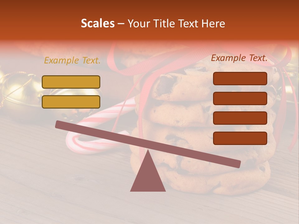 A Pile Of Cookies And Candy Canes On A Table PowerPoint Template