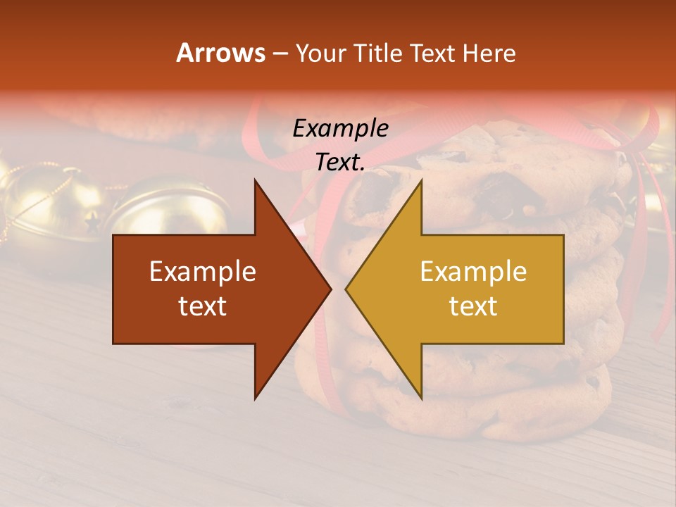 A Pile Of Cookies And Candy Canes On A Table PowerPoint Template