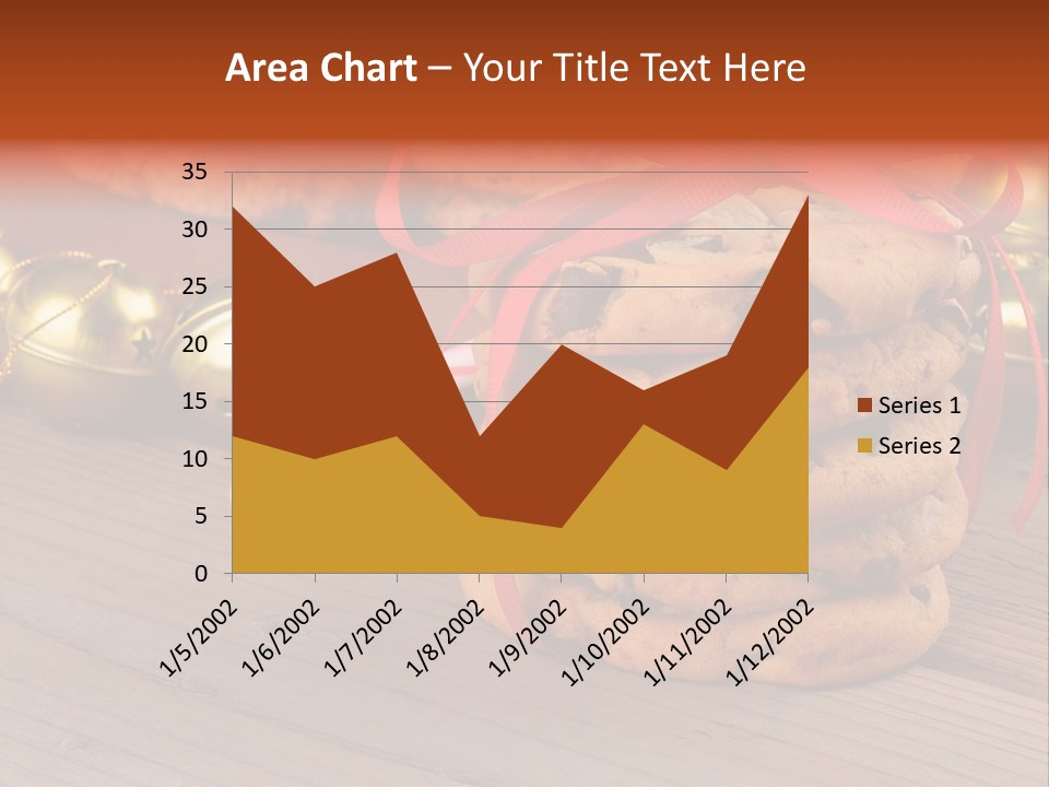 A Pile Of Cookies And Candy Canes On A Table PowerPoint Template