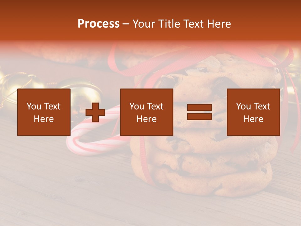 A Pile Of Cookies And Candy Canes On A Table PowerPoint Template