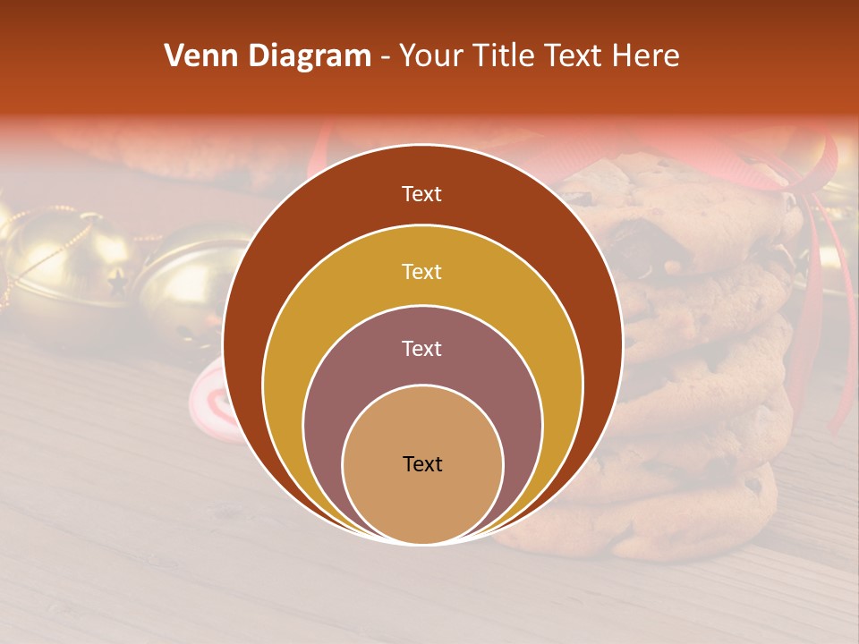 A Pile Of Cookies And Candy Canes On A Table PowerPoint Template