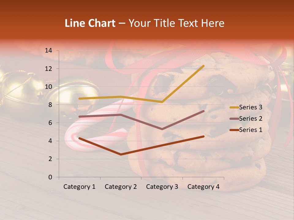 A Pile Of Cookies And Candy Canes On A Table PowerPoint Template