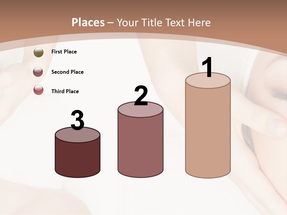 A Woman Getting A Facial Massage Powerpoint Presentation PowerPoint Template