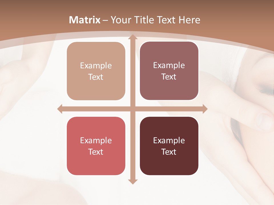 A Woman Getting A Facial Massage Powerpoint Presentation PowerPoint Template