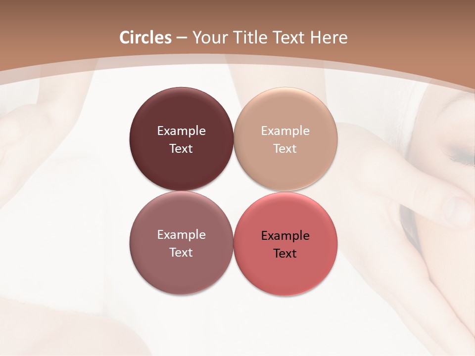 A Woman Getting A Facial Massage Powerpoint Presentation PowerPoint Template