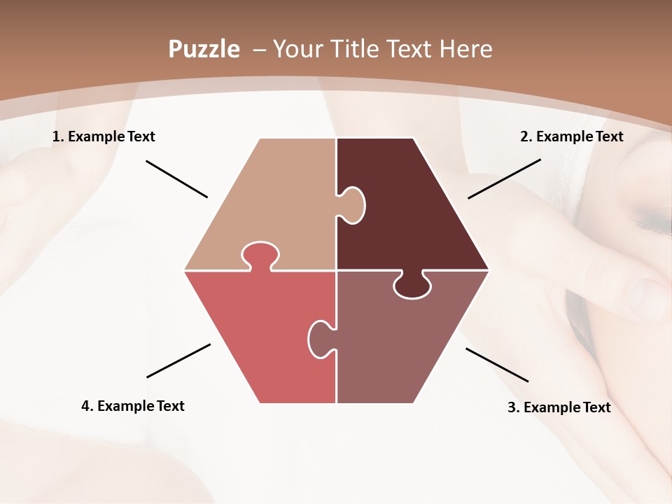 A Woman Getting A Facial Massage Powerpoint Presentation PowerPoint Template