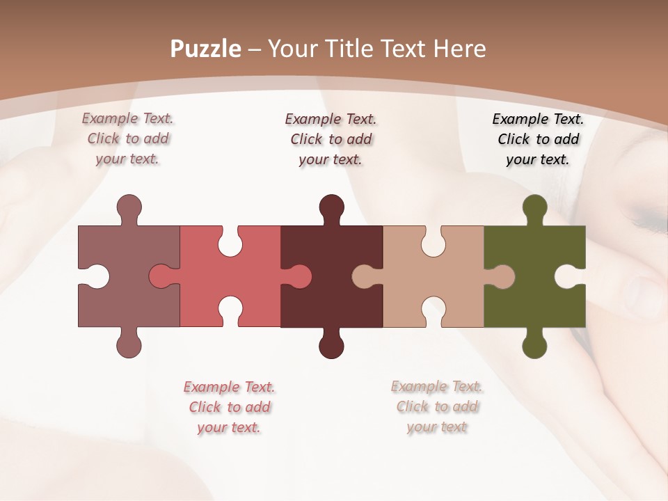 A Woman Getting A Facial Massage Powerpoint Presentation PowerPoint Template