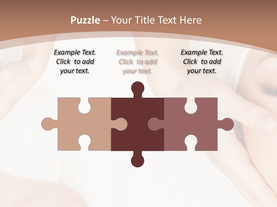 A Woman Getting A Facial Massage Powerpoint Presentation PowerPoint Template