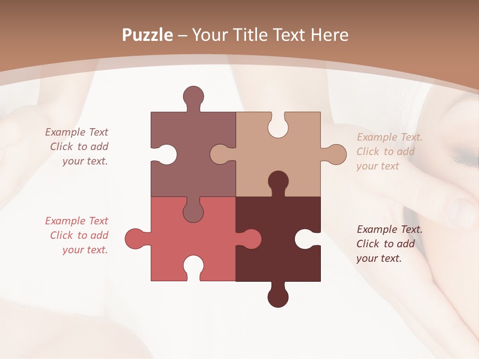 A Woman Getting A Facial Massage Powerpoint Presentation PowerPoint Template