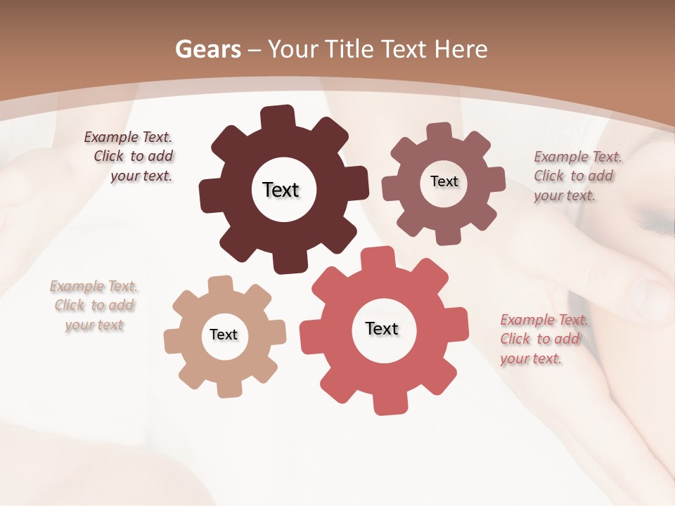 A Woman Getting A Facial Massage Powerpoint Presentation PowerPoint Template