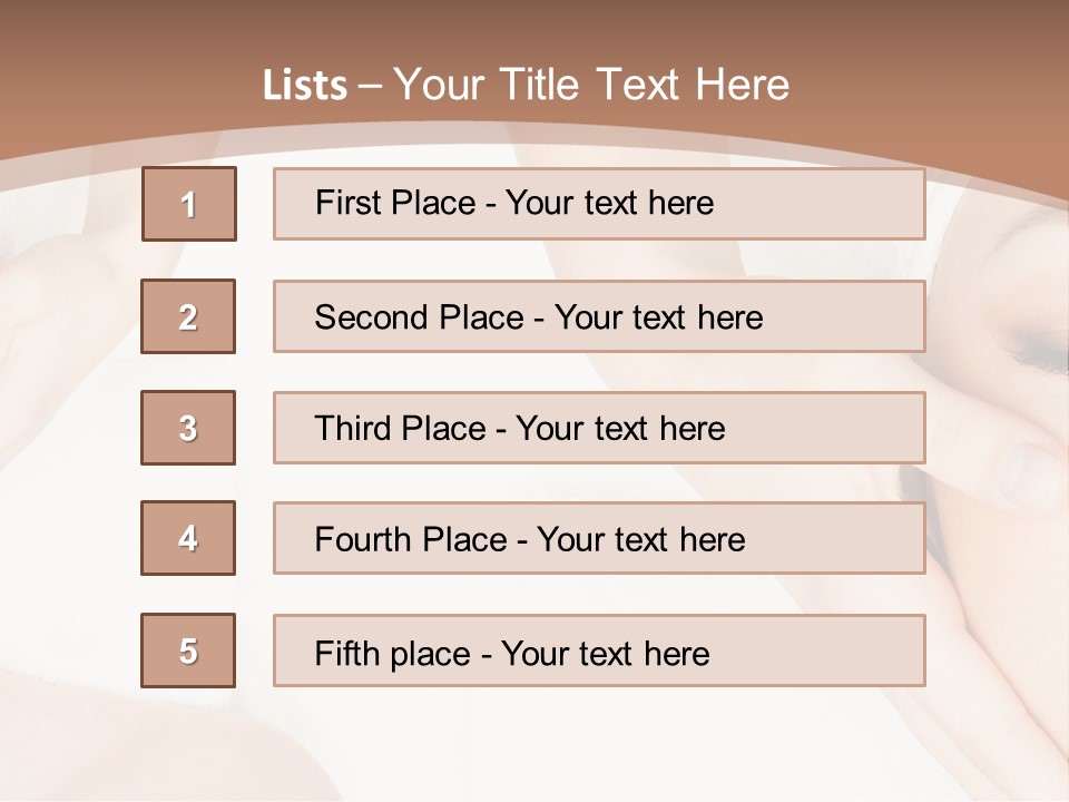 A Woman Getting A Facial Massage Powerpoint Presentation PowerPoint Template