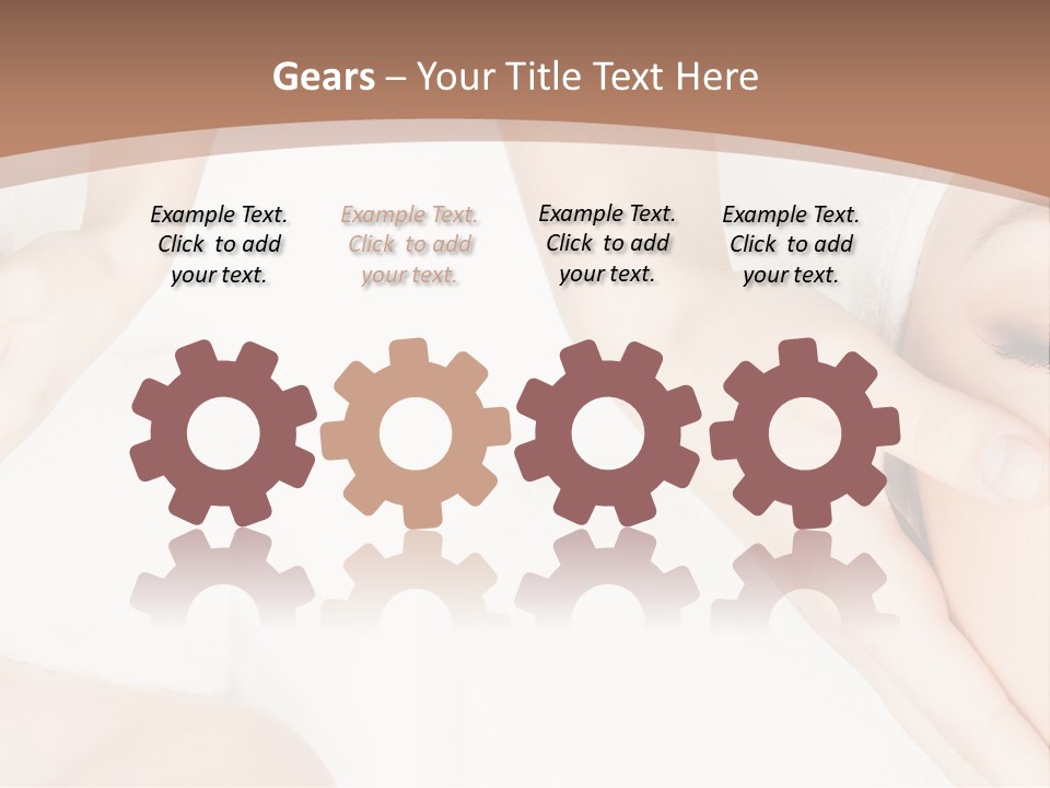 A Woman Getting A Facial Massage Powerpoint Presentation PowerPoint Template