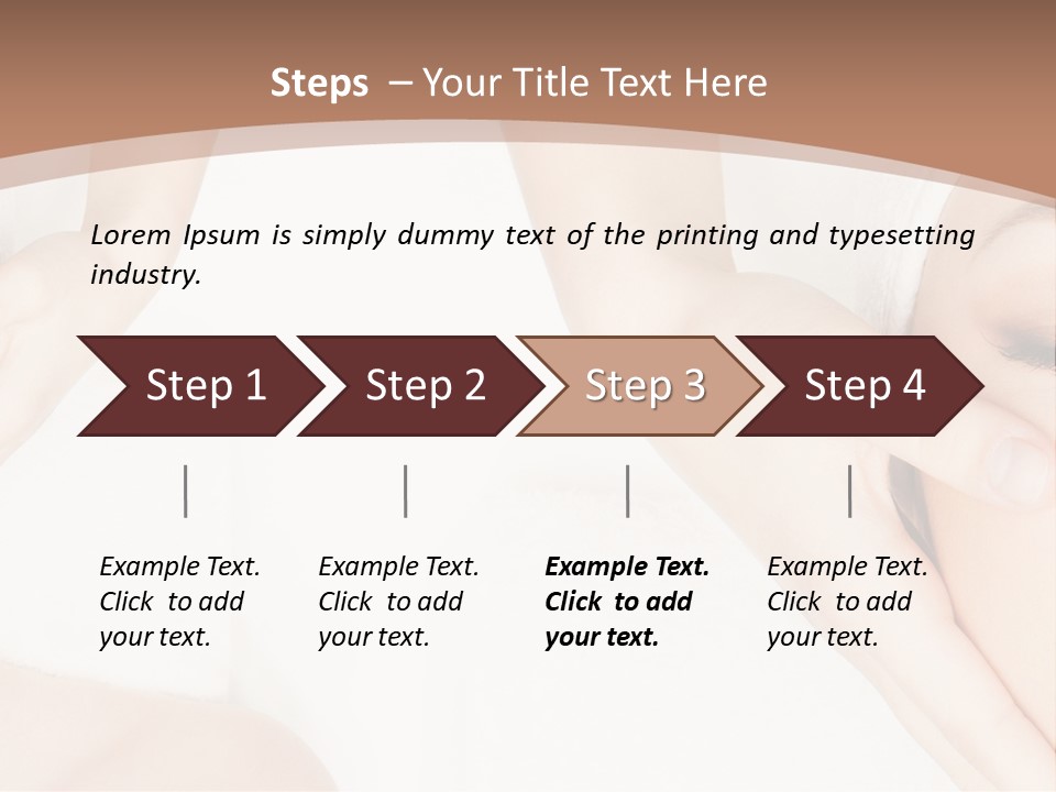 A Woman Getting A Facial Massage Powerpoint Presentation PowerPoint Template