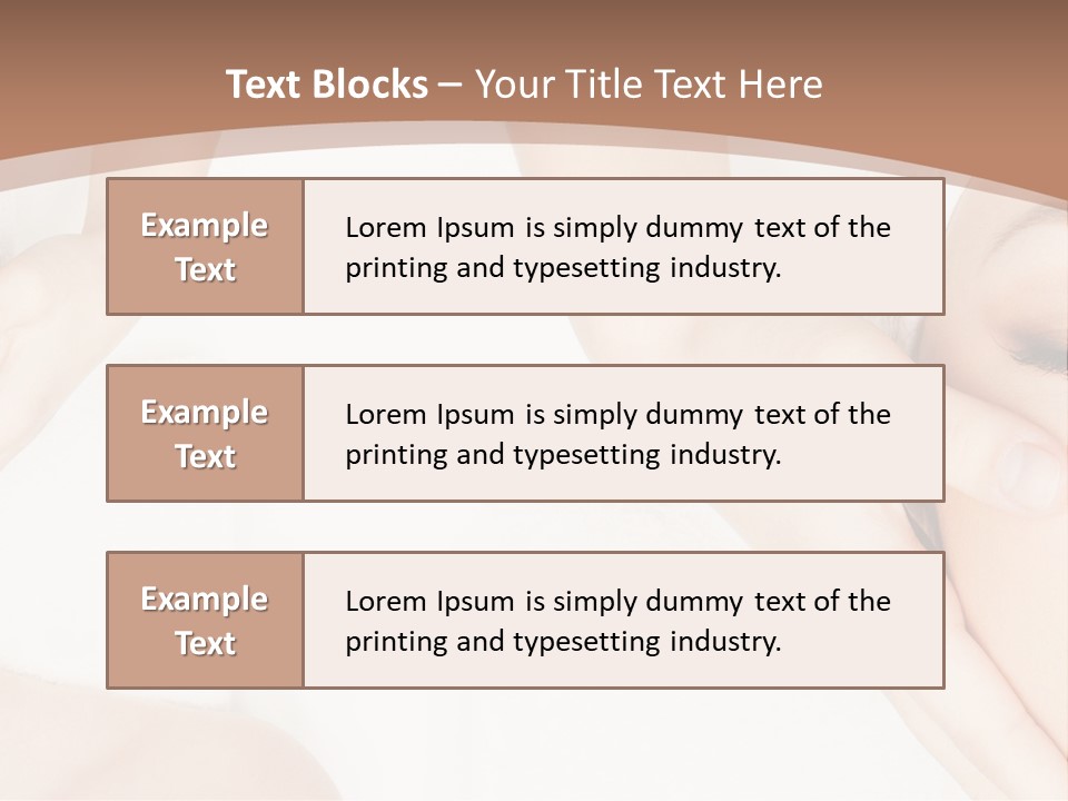 A Woman Getting A Facial Massage Powerpoint Presentation PowerPoint Template