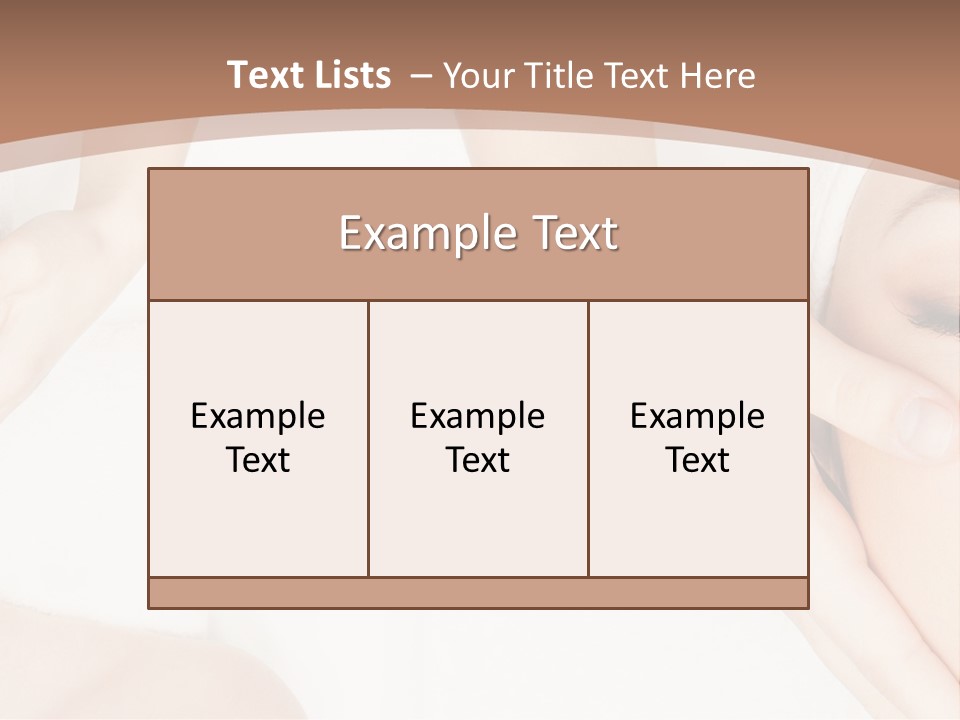 A Woman Getting A Facial Massage Powerpoint Presentation PowerPoint Template