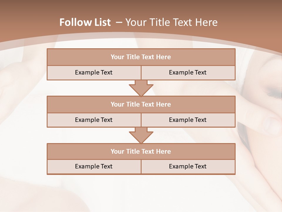 A Woman Getting A Facial Massage Powerpoint Presentation PowerPoint Template
