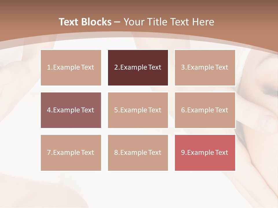 A Woman Getting A Facial Massage Powerpoint Presentation PowerPoint Template