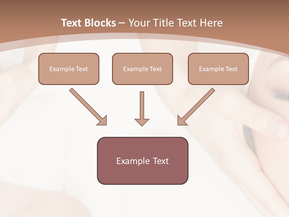 A Woman Getting A Facial Massage Powerpoint Presentation PowerPoint Template