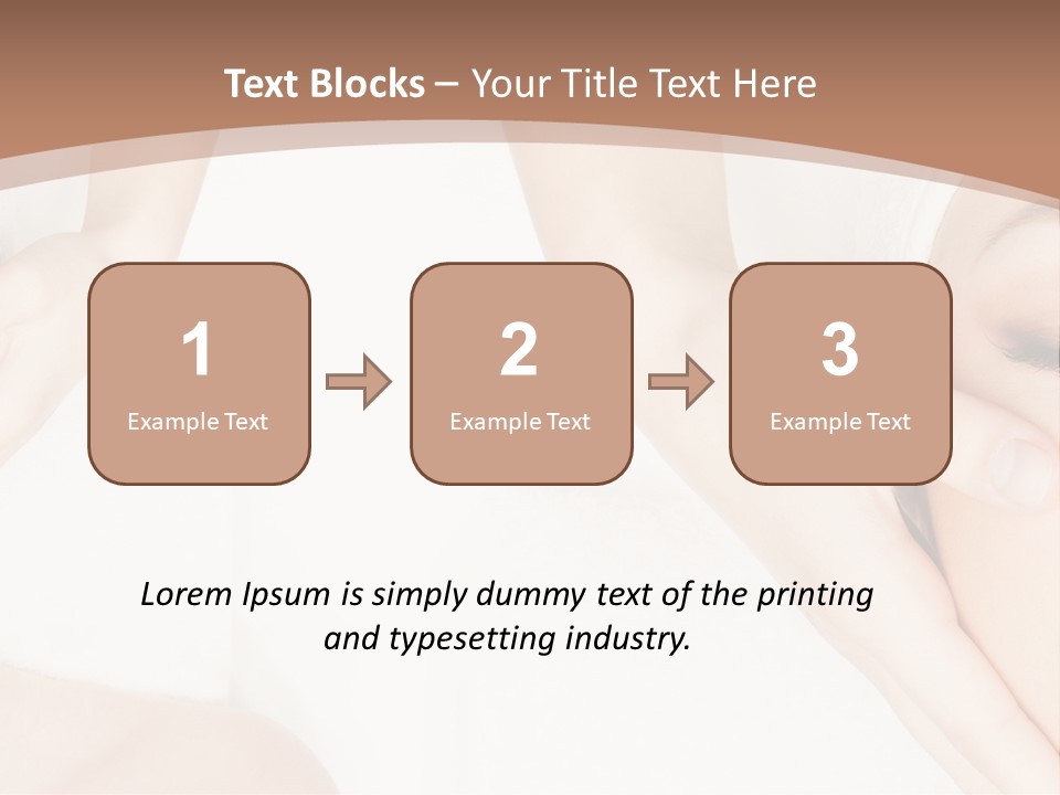 A Woman Getting A Facial Massage Powerpoint Presentation PowerPoint Template