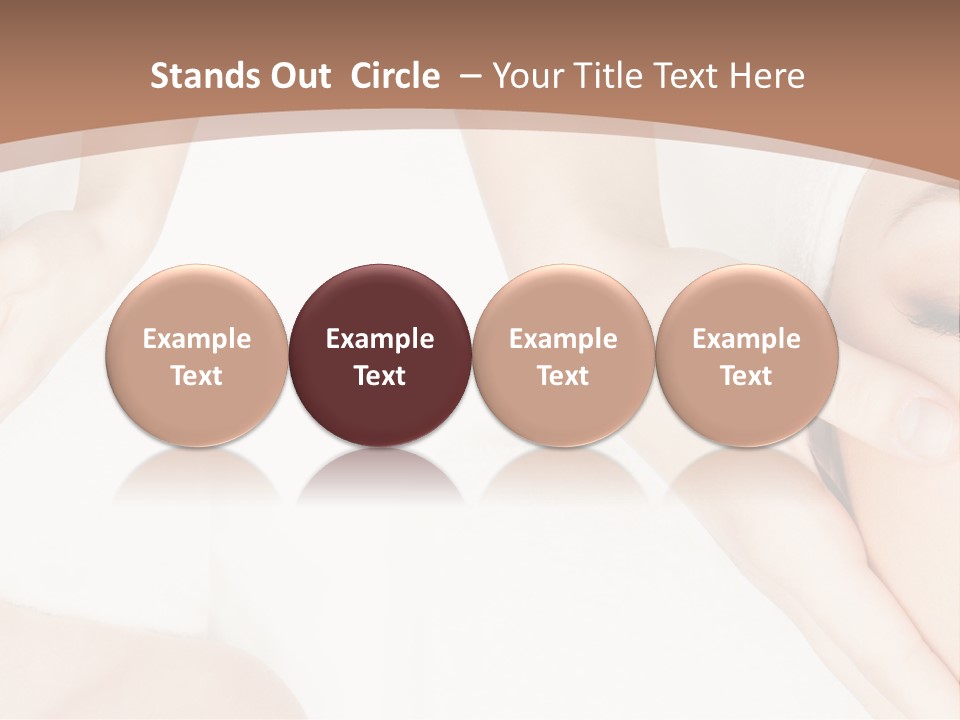 A Woman Getting A Facial Massage Powerpoint Presentation PowerPoint Template