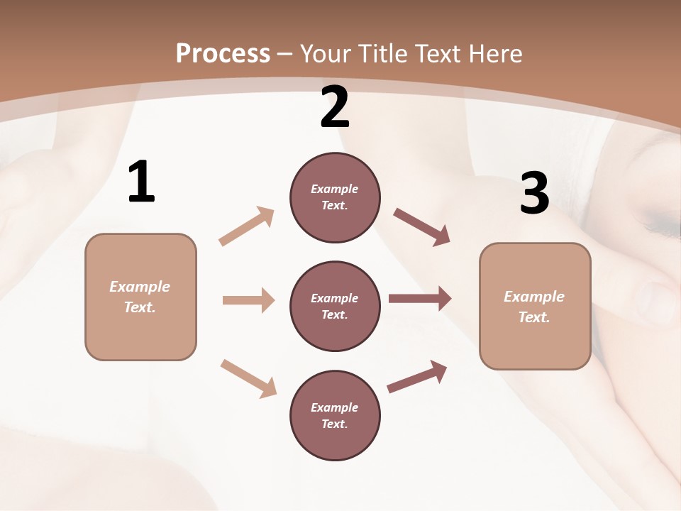 A Woman Getting A Facial Massage Powerpoint Presentation PowerPoint Template