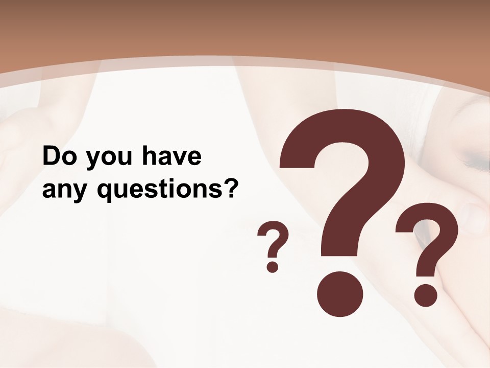 A Woman Getting A Facial Massage Powerpoint Presentation PowerPoint Template