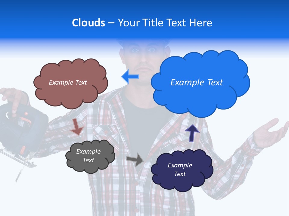 At Sea Trouble Mindblown PowerPoint Template