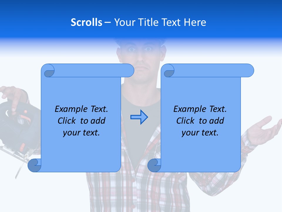 At Sea Trouble Mindblown PowerPoint Template