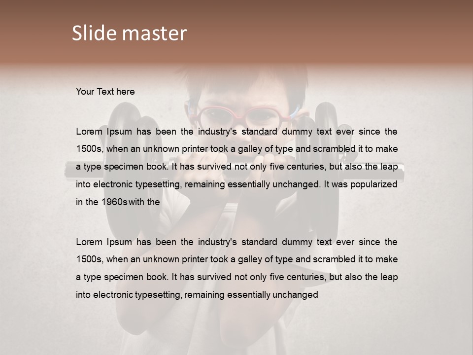 Weak Grow Effort PowerPoint Template