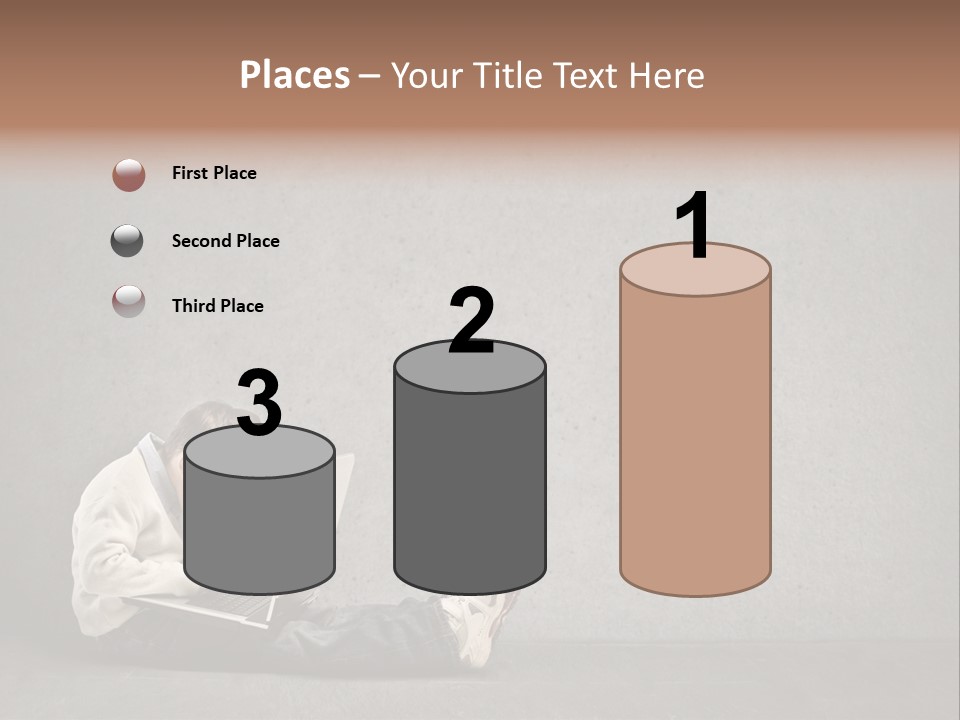 Texture Glasses Old PowerPoint Template