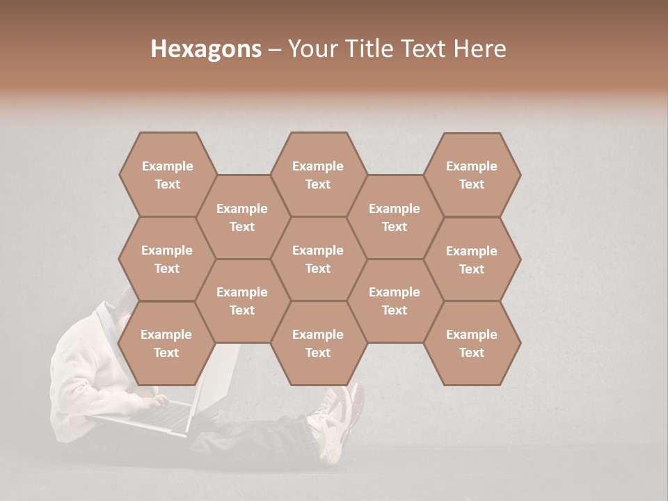 Texture Glasses Old PowerPoint Template