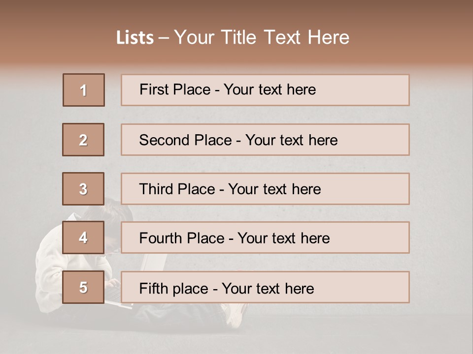 Texture Glasses Old PowerPoint Template