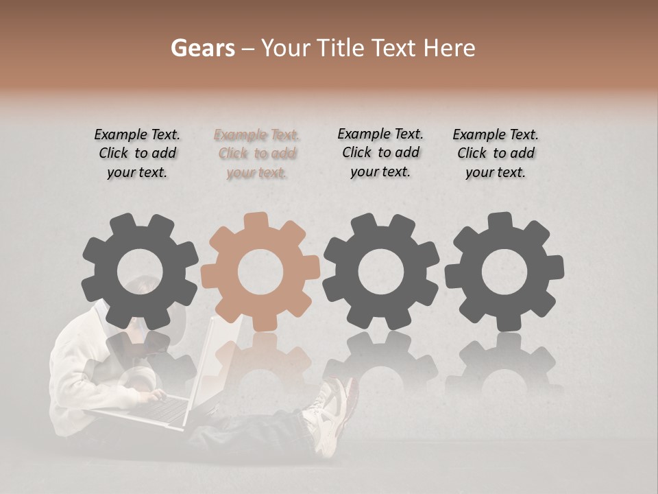 Texture Glasses Old PowerPoint Template