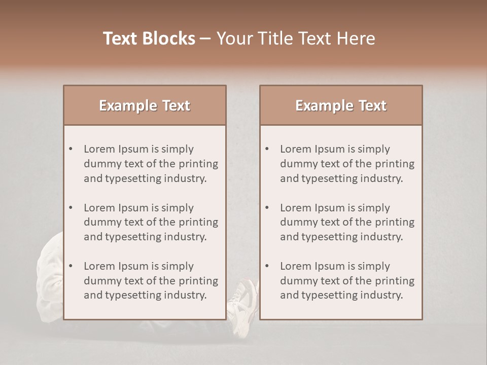Texture Glasses Old PowerPoint Template