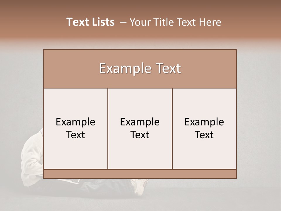 Texture Glasses Old PowerPoint Template