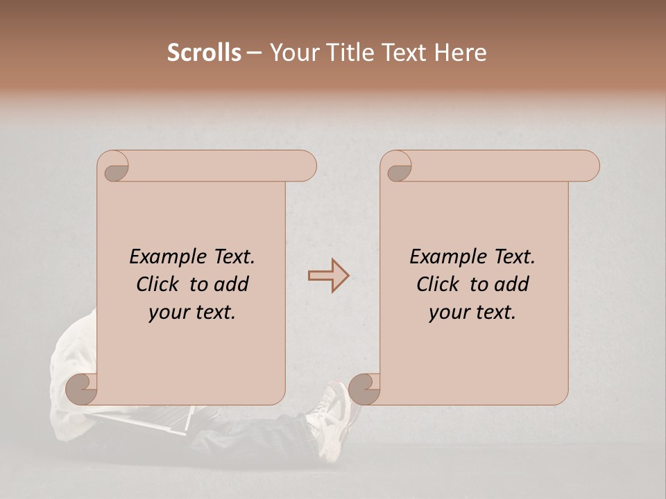 Texture Glasses Old PowerPoint Template