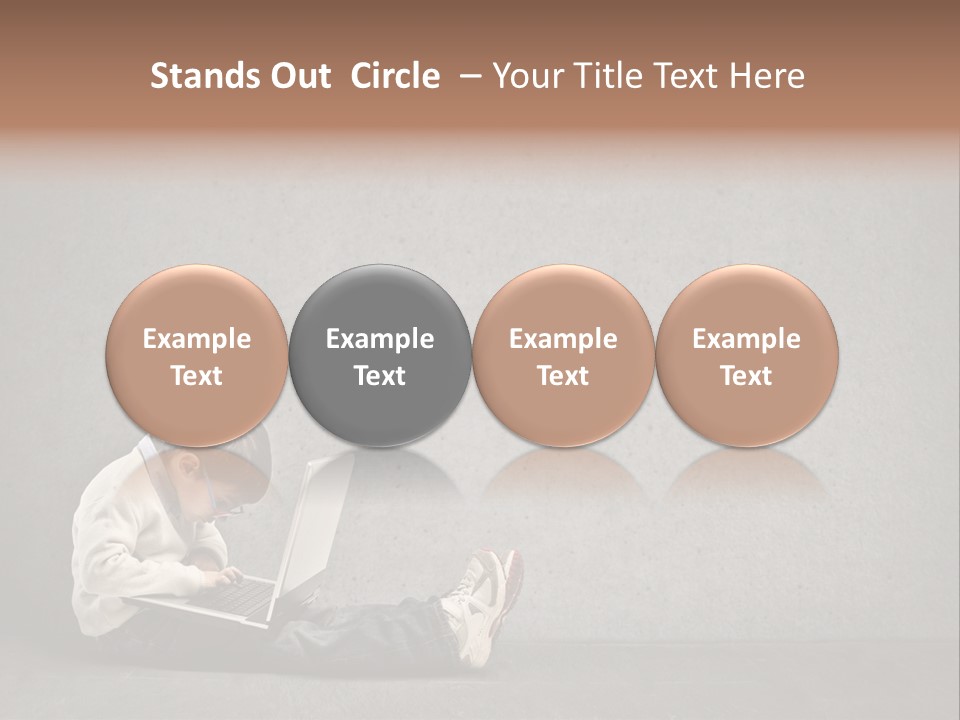 Texture Glasses Old PowerPoint Template