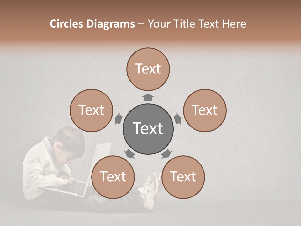 Texture Glasses Old PowerPoint Template