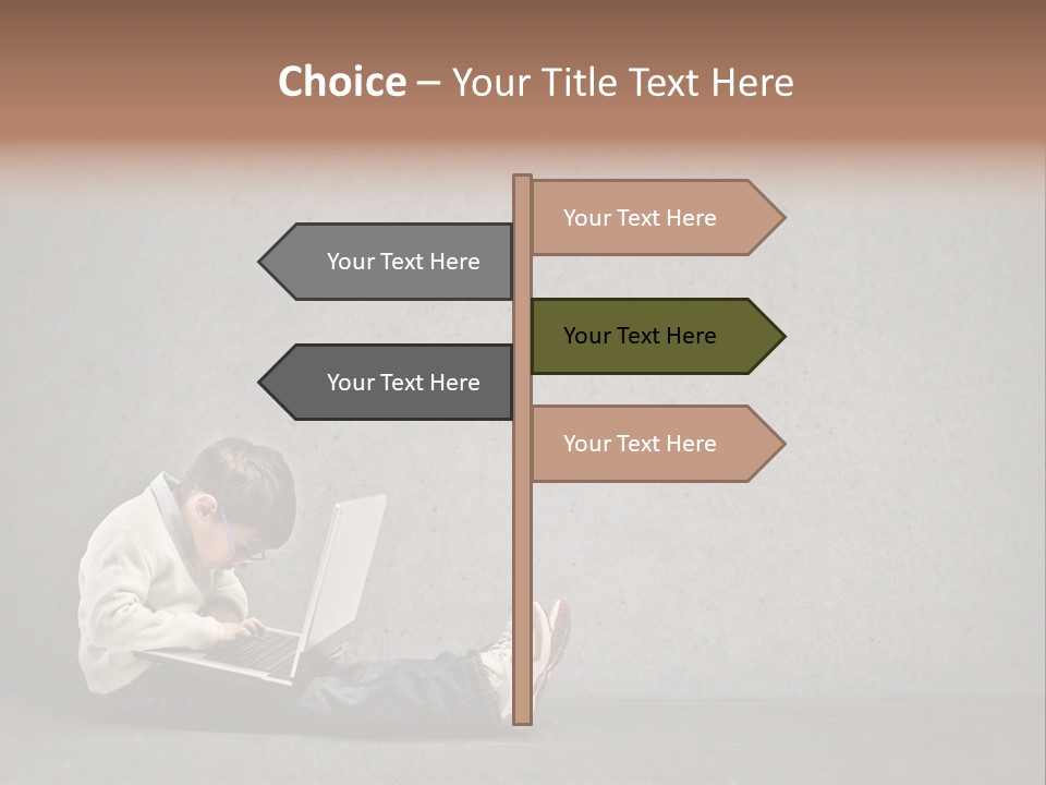 Texture Glasses Old PowerPoint Template