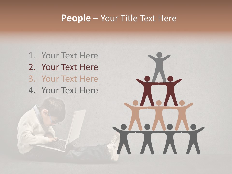 Texture Glasses Old PowerPoint Template