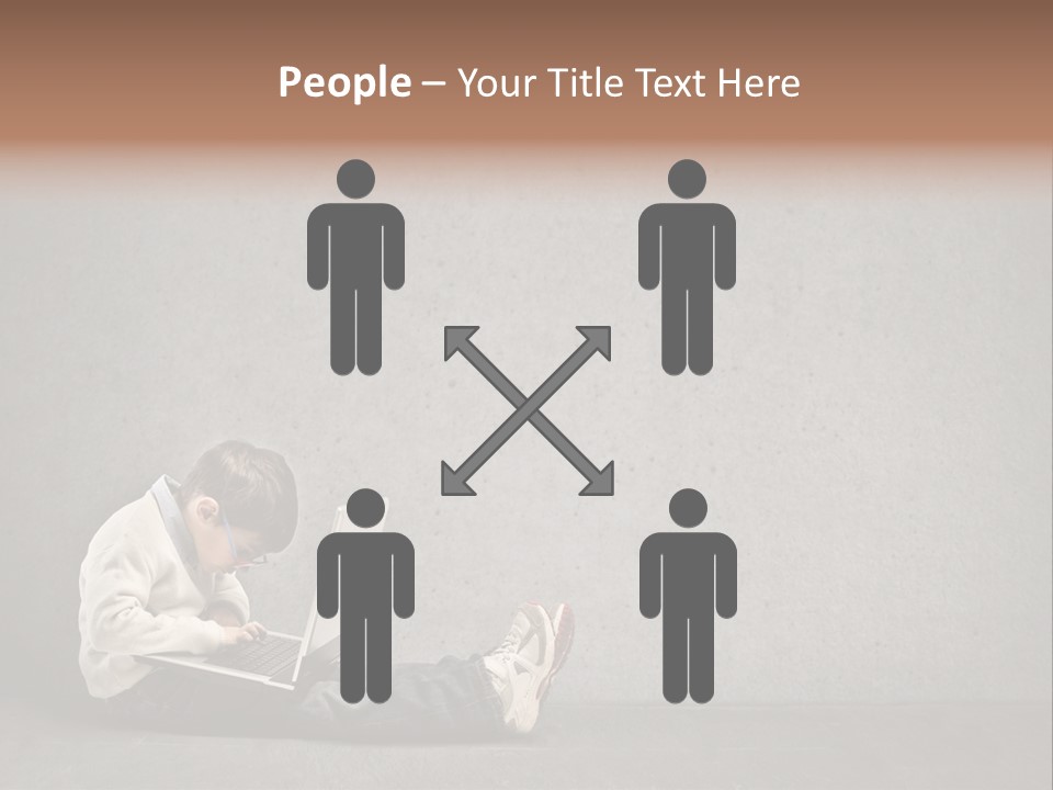 Texture Glasses Old PowerPoint Template