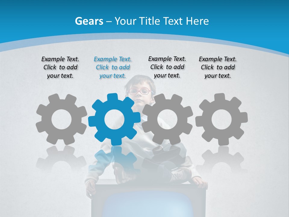 Texture Glasses Old PowerPoint Template